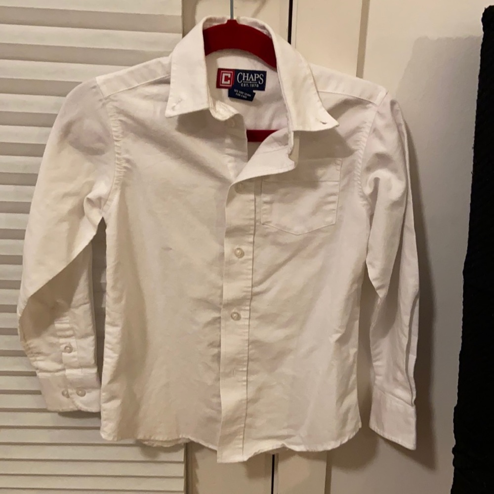 White boys button up